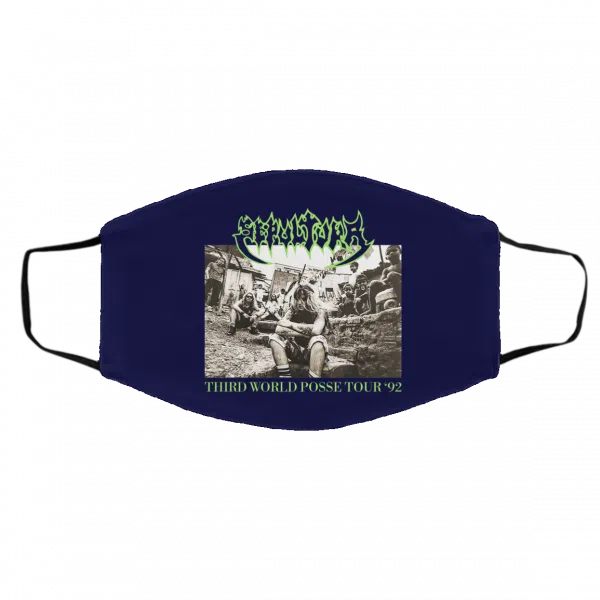Sepultura Third World Posse Tour 92 Face Mask 9