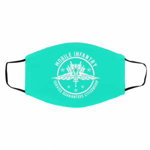 Mobile Infantry Service Guarantees Citizenship Face Mask 26