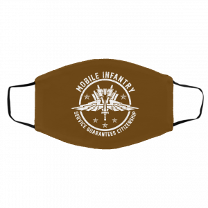 Mobile Infantry Service Guarantees Citizenship Face Mask 18