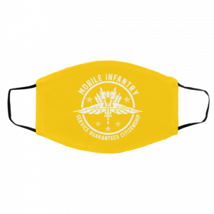 Mobile Infantry Service Guarantees Citizenship Face Mask 20