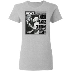 Vintage World News Alien Backs Clinton Shirt, Hoodie, Tank 19
