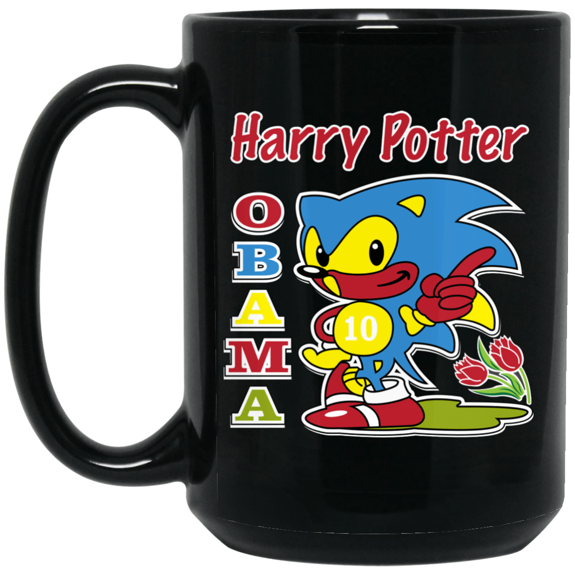 Harry Potter Obama Sonic Version Mug