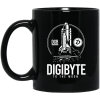 Digibyte To The Moon BTC DGB Bitcoin Crypto Mug 2