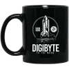 Digibyte To The Moon BTC DGB Bitcoin Crypto Mug 2
