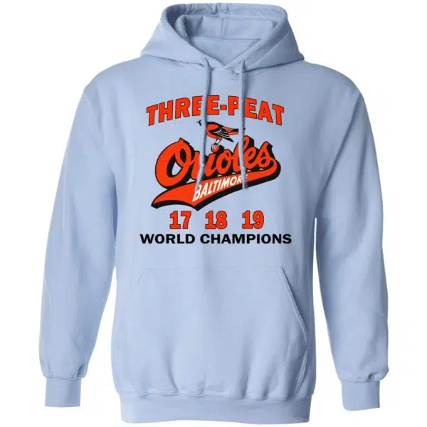 Three Peat Orioles Baltimore World Champions Shirt, Hoodie, Tank 14