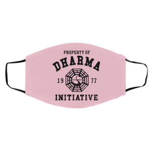 Property Of Dharma 1977 Initiative Face Mask 18 Property Of Dharma 1977 Initiative Face Mask 18