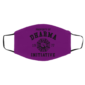 Property Of Dharma 1977 Initiative Face Mask 19 Property Of Dharma 1977 Initiative Face Mask 19