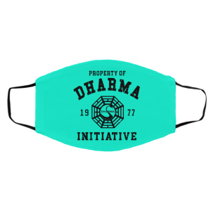 Property Of Dharma 1977 Initiative Face Mask 21 Property Of Dharma 1977 Initiative Face Mask 21