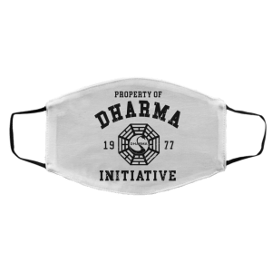 Property Of Dharma 1977 Initiative Face Mask 23 Property Of Dharma 1977 Initiative Face Mask 23