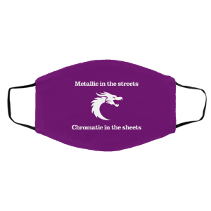 Metallic In The Streets Chromatic In The Sheets Face Mask 18