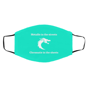 Metallic In The Streets Chromatic In The Sheets Face Mask 20