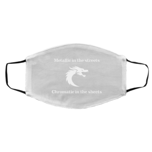 Metallic In The Streets Chromatic In The Sheets Face Mask 22