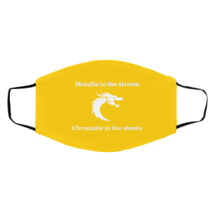 Metallic In The Streets Chromatic In The Sheets Face Mask 23