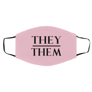They Them Pronouns Face Mask 26 They Them Pronouns Face Mask 26