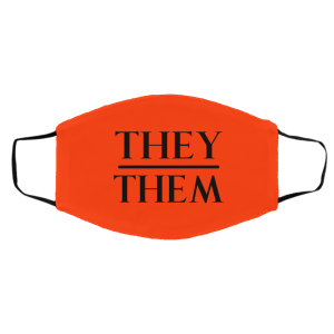They Them Pronouns Face Mask 22 They Them Pronouns Face Mask 22