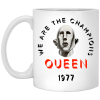 Queen We Are The Champions Queen 1977 Mug 1
