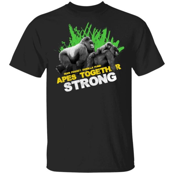 Gorilla Dian Fossey Gorilla Fund Apes Together Strong Shirt, Hoodie, Tank 3