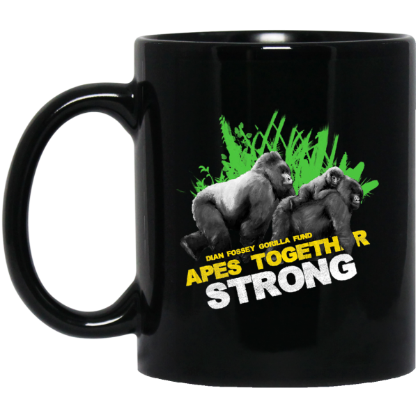 Gorilla Dian Fossey Gorilla Fund Apes Together Strong Mug 3