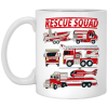 Fire Truck Rescue Squad Mug 1 Fire Truck Rescue Squad Mug 1