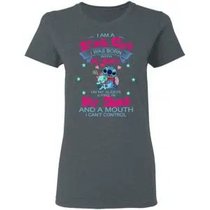 I Am A Stich Girl Was Born In With My Heart On My Sleeve Shirt, Hoodie, Tank 19