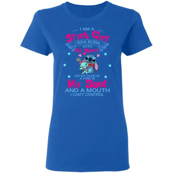 I Am A Stich Girl Was Born In With My Heart On My Sleeve Shirt, Hoodie, Tank 10