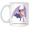 I Choose To Be Brave Queen Angella Mug 2