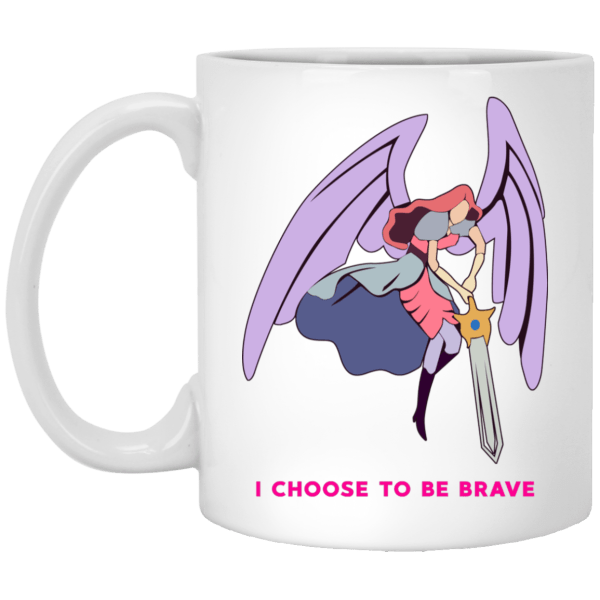 I Choose To Be Brave Queen Angella Mug 3