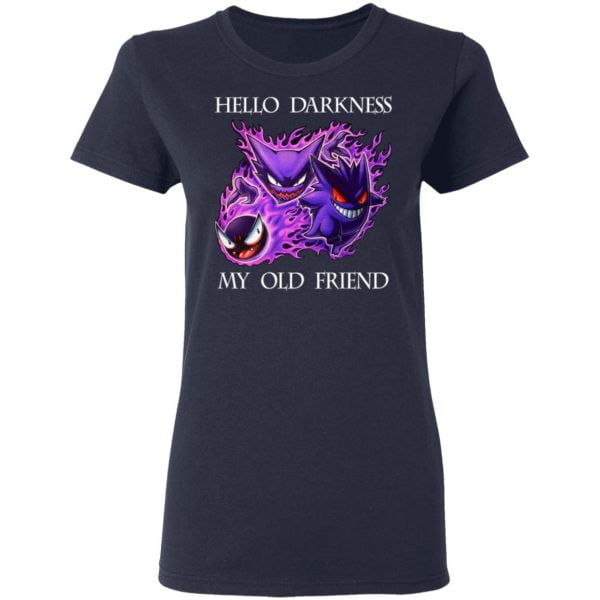 Hello Darkness My Old Friend Gengar Pokemon Shirt, Hoodie, Tank | 0sTees