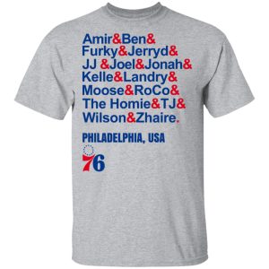 Amir & Ben & Furky & Jerryd Philadelphia USA 76 Shirt, Hoodie, Tank 16