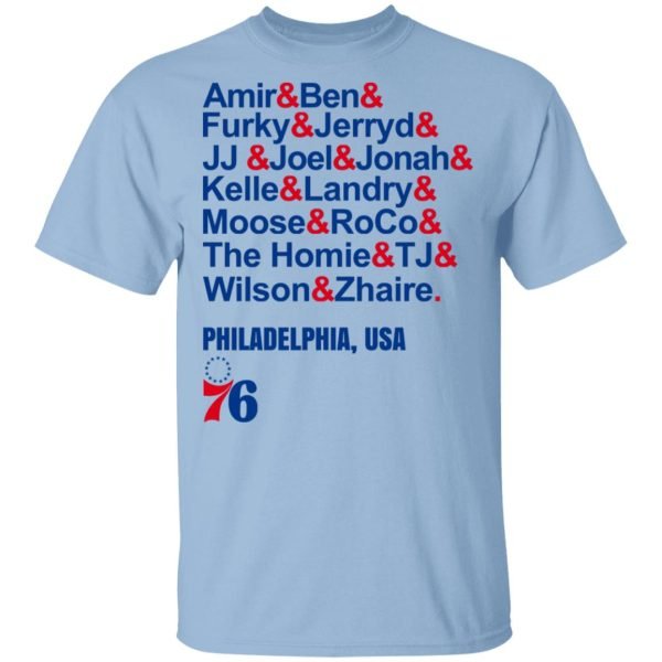 Amir & Ben & Furky & Jerryd Philadelphia USA 76 Shirt, Hoodie, Tank 3