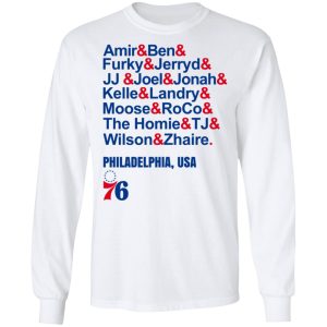 Amir & Ben & Furky & Jerryd Philadelphia USA 76 Shirt, Hoodie, Tank 21