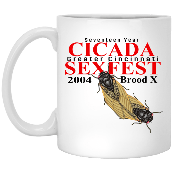 Seventeen Year Cicada Greater Cincinnati Sexfest 2004 Brood X Mug 3