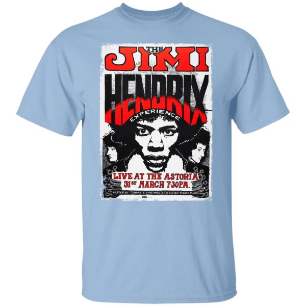 The Jimi Hendrix Experience Live At The Astoria 31st March Shirt, Hoodie, Tank 3