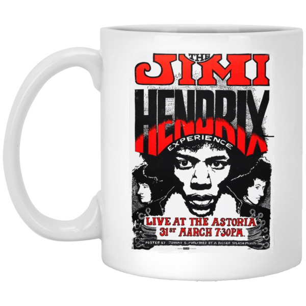The Jimi Hendrix Experience Live At The Astoria 31st March Mug 3