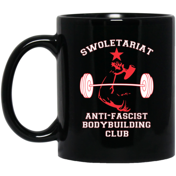 Swoletariat Anti-Fascist Bodybuilding Club Mug 3