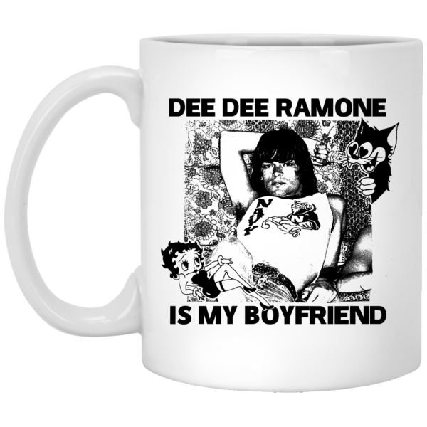 Dee Dee Ramone Is My Boyfriend Mug 3