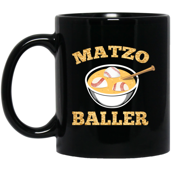Matzo Baller Baseball Mug 3
