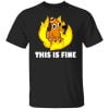 This Is Fine Dog Internet Meme Burning San Francisco Shirt, Hoodie, Tank 1