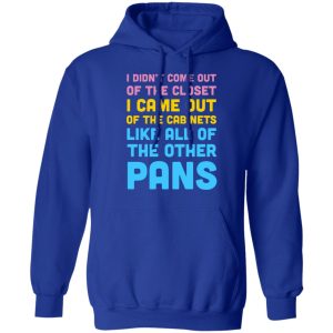 I Didn't Come Out Of The Closet I Came Out Of The Cabinets Like All Of The Other Pans Shirt, Hoodie, Tank 25