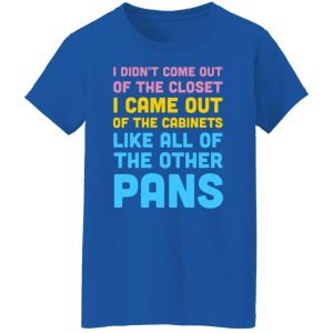 I Didn't Come Out Of The Closet I Came Out Of The Cabinets Like All Of The Other Pans Shirt, Hoodie, Tank 21