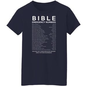 Bible Emergency Numbers Shirt, Hoodie, Tank 24