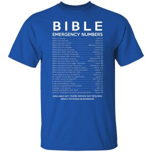 Bible Emergency Numbers Shirt, Hoodie, Tank 21
