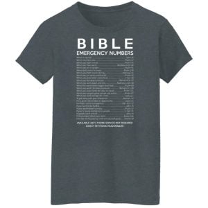 Bible Emergency Numbers Shirt, Hoodie, Tank 23
