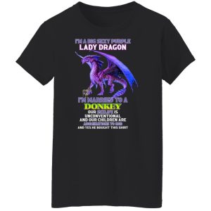 I'm A Big Sexy Purple Lady Dragon I'm Married To A Donkey Shirt, Hoodie, Tank 22