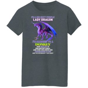 I'm A Big Sexy Purple Lady Dragon I'm Married To A Donkey Shirt, Hoodie, Tank 23