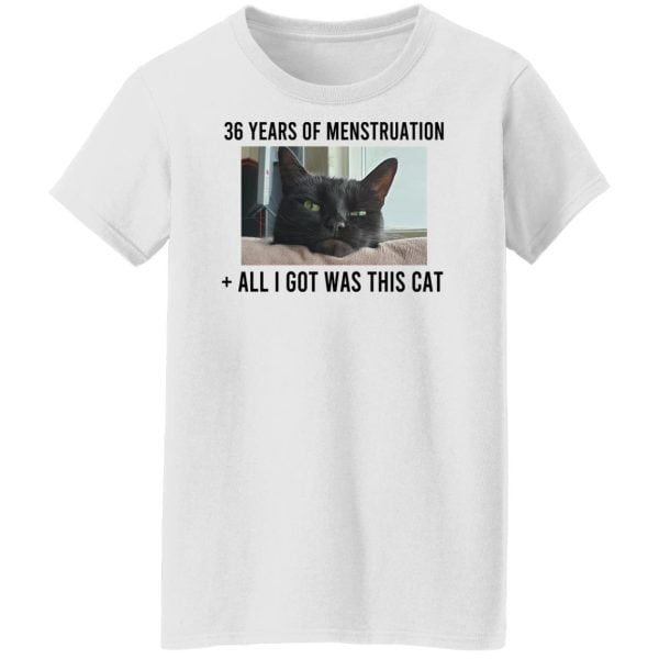 36 Years Of Menstruation All I Got Was This Cat Shirt, Hoodie, Tank Apparel 13