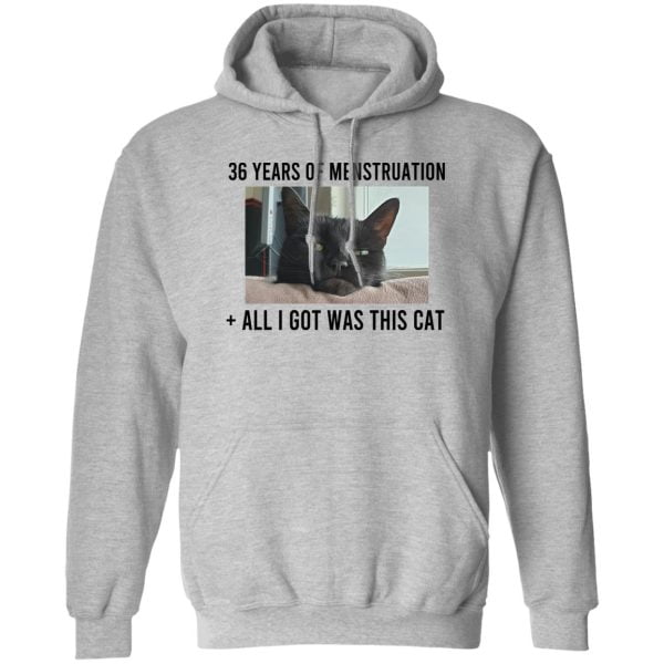 36 Years Of Menstruation All I Got Was This Cat Shirt, Hoodie, Tank Apparel 6