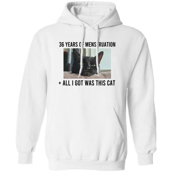 36 Years Of Menstruation All I Got Was This Cat Shirt, Hoodie, Tank Apparel 7