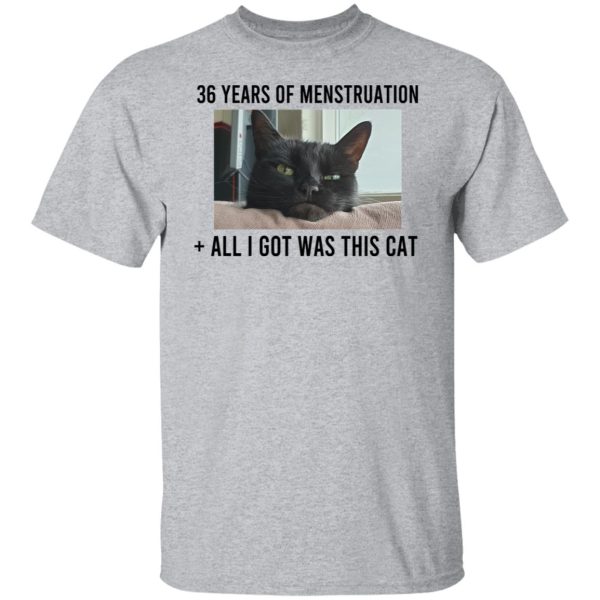 36 Years Of Menstruation All I Got Was This Cat Shirt, Hoodie, Tank Apparel 11