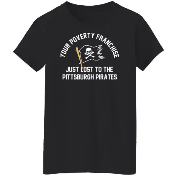 Your Poverty Franchise Just Lost To The Pittsburgh Pirates Shirt, Hoodie, Tank 11